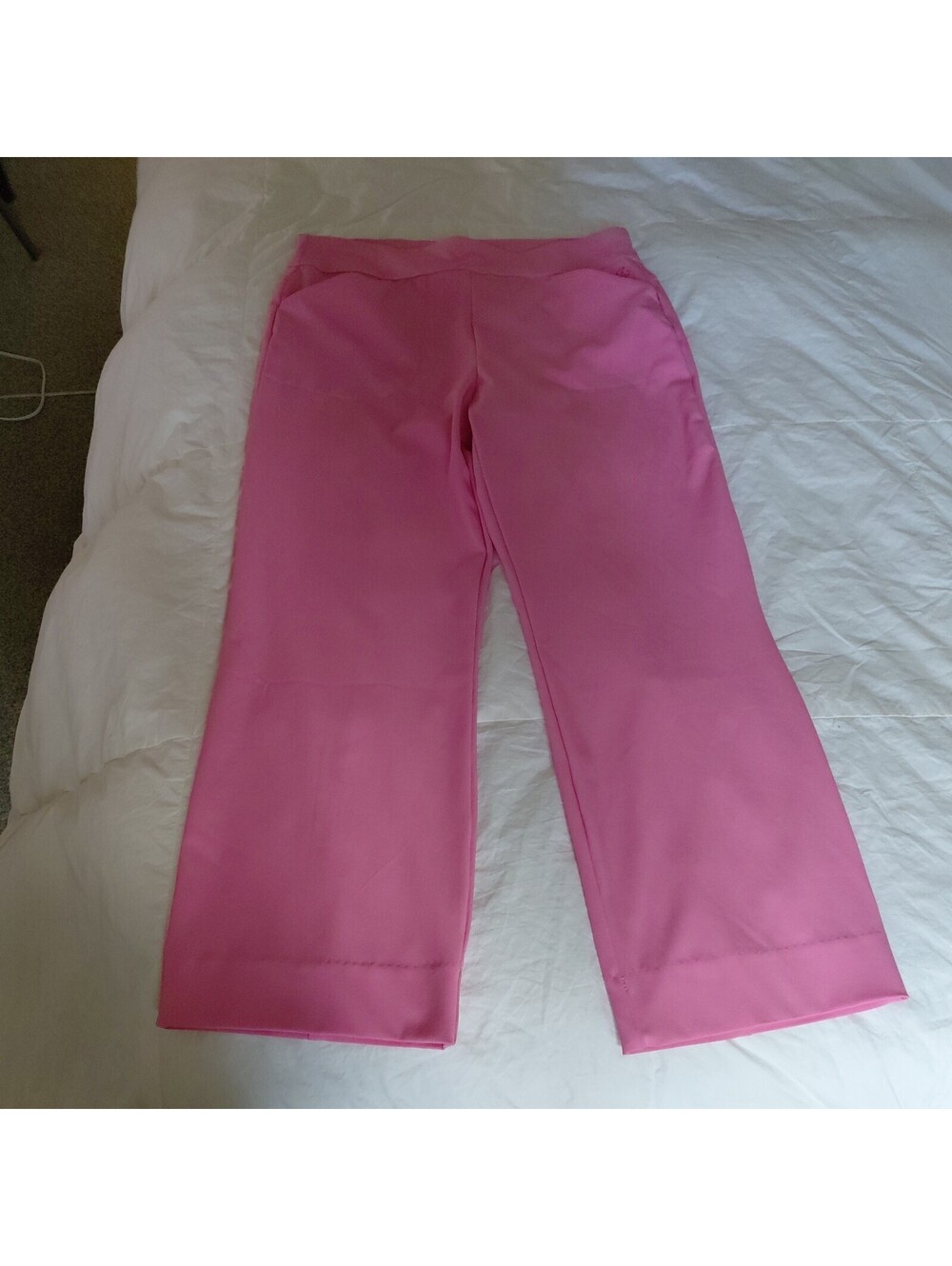 Lilly Pulitzer Luxletic Women's Pull On Pants Pockets Stretch Pink 6 EUC #1035